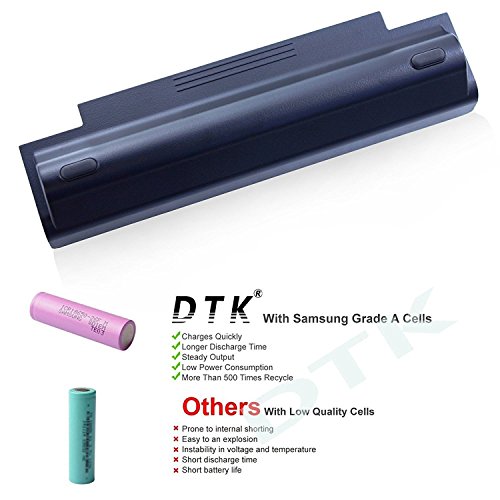 Dtk® Ultra Hochleistung Notebook Laptop Batterie Li-ion Akku für Dell Inspiron 3420 3520 13r 14r 15r 17r N3010 N3110 N4010 N4050 N4110 N5110 N5010 N5030 N5040 N5050 M5110 M5010 M4110 M501,P/N J1knd 4t7jn [9-cell 6600mah] - 3
