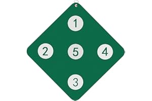 Harilla Cible D'escrime Double Face 33x33cm équipement D'entraînement Cuir PU Escrime à Domicile Engrenages D'escrime pour 'entraînement