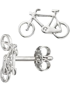 JOBO Kinder Ohrstecker Fahrrad Bike 925 Sterling Silber Ohrringe Kinderohrringe