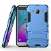 Produktbild TianTa Galaxy J3 2016 Hülle Hülle, Hybrid Rüstung Hülle [2 in 1] Leichte Harte PC Hülle + Flexible TPU Stoßdämpfung & Kratzfest mit Ständer für Samsung Galaxy J3/Galaxy J3 2016/Galaxy J3 V - Blau