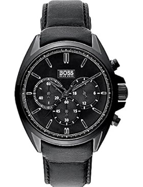 Hugo Boss Herren-Armbanduhr XL Driver Chronograph Quarz Leder 1513061
