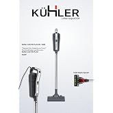 K&uuml;hler Luster Plus KH-V600 Kablolu Dikey S&uuml;p&uuml;rge G&uuml;&ccedil;l&uuml; Emiş Performansı Hafif ve Ergonomik Tasarım