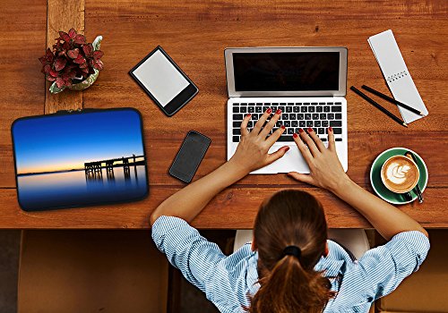 PEDEA Design Schutzhülle Notebook Tasche bis 17,3 Zoll (43,9 cm), Dark Bridge - 5