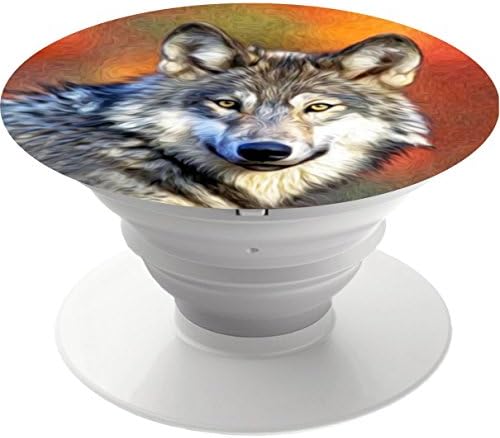 Multi-function Mobile Phone Holder.Expanding Stand and Grip Mount for Smart cell phone and tablet-Grey Wolf