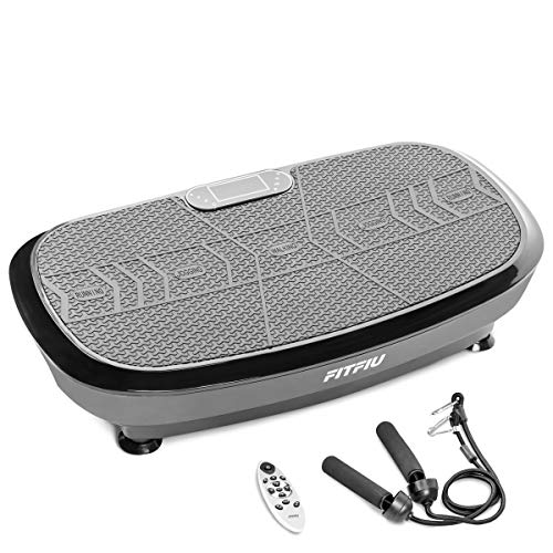 Fitfiu - PV200 Plataforma Vibratoria, Adultos Unisex, Negro, Talla única