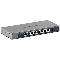 Mercusys MS108GS-M2 Switch Ethernet 8 Porte 2.5G – Sdoppiatore Gigabit Per Casa E Ufficio, Plug & Play, Cassa In Metallo, Silenzioso E Senza Ventola