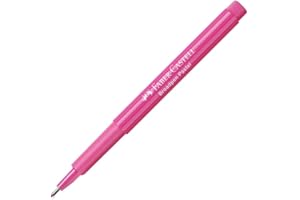 FABER-CASTELL Boadpen - Penna a punta fine, 0,8 mm, colore: viola e rosa