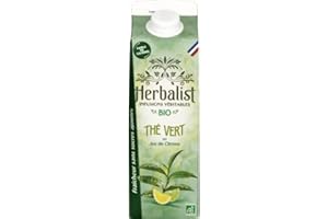 Herbalist Bio Boisson Bio au Thé vert infusé Citrons - La bouteille de 1l