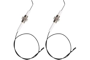 GALDOEP 2Pcs Keramik piezo zünder Draht,piezo Funken zünder Draht0,3 m, für Piezo-Zündung Produkten Zünder Zubehör.