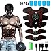 Produktbild zociko EMS Muskelstimulation Elektrostimulation Abs Stimulator EMS Trainingsgerät Bauchmuskeltrainer Training Muskelaufbau USB Fitness Geräte für Männer Frauen 10 PC Gel-Pad