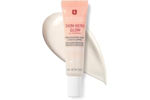 Erborian - Skin Hero Glow - Tratamiento facial perfeccionador para pieles sin teñir + potenciador de brillo de 7 días - Efecto piel de cristal - Textura ligera - Tratamiento cosmético coreano