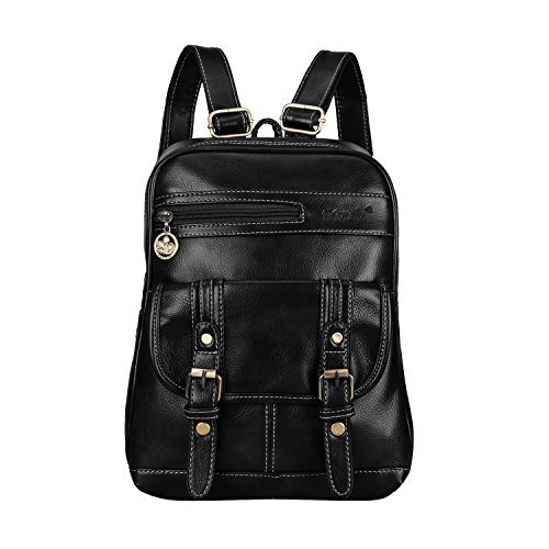 Snug star - Bolso estilo cartera de Piel para mujer Negro negro