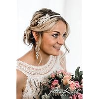 N41 Braut Haarschmuck Diadem Tiara wedding hairstyles Boho Frisur Vintage Braut 2018