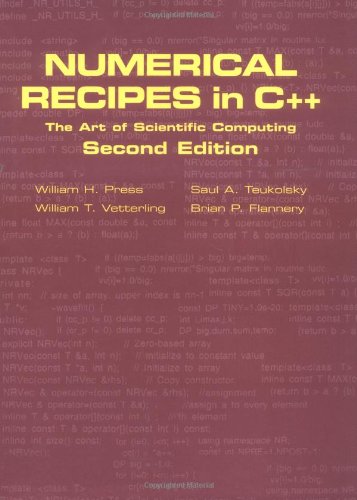 Télécharger Numerical Recipes in C++: The Art of Scientific Computing Gratuit