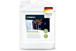 ‎SIMPRAX simprax® Pferdedecken Waschmittel als Vorbereitung für wirkungsvolle Imprägnierung I erneuert Atmungsaktivität, Effektiv gegen Schmutz für Sattelunterlagen, Synthetik & Baumwollendecken, OEKO