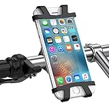 SILICONA FLEXIBLE: A diferencia de la silicona dura de otros soportes del mercado, este con bandas de silicona súper elásticas, gruesas, que sujetan de manera segura tu telefono o GPS y mantendrá tu teléfono en tu bicicleta o motocicleta de forma segura y firme.