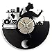 Produktbild Küchenuhr Chef aus Vinyl mit Pendel, eine Geschenkidee für einen Koch oder die Küche, originale Uhr Vinyluse