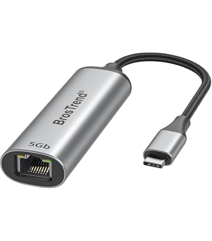 Adattatore USB-C A Ethernet 1000 Mbps – RJ45 Maschio, Plug-and-play Per MacBook, Chromebook, Steam Deck E Tablet