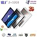 Produktbild 10.1 Inch 3G Phablet Quad Core, 32GB ROM 2GB RAM, Android 6.0 Phone Tablet PC, Unlocked Dual Sim Card Slots, 2.0 MP Dual Camera, Bluetooth, GPS, WIFI,OTG,Google Store ,GPS,4500mAh (Gold)
