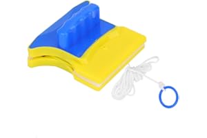 Junlucki Glass Wiper, Plastic Magnetic Window Cleaner, Durable Patio Doors for 3-8 mm Thickness Single Glazing Window Shower Screens Cleaning Fish Tanks