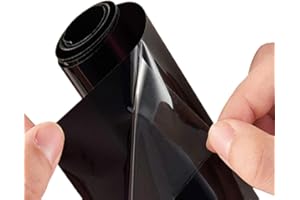 Myuilor Selbstklebende Tönungsfolie, 25% 25 x 3 m, selbstklebend, ungeschnittene Rolle, Autofolie