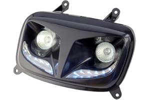 MOTODAK Ottica faro MBK Booster 2004- tipo R8- Nero