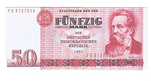 Symbolisch wertvolles Geschenk – 50 DDR Mark* zum 50. Geburtstag (1967) in Dose – OSTALGIE - 2