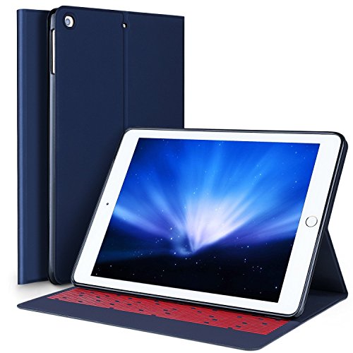 Ipad Pro 10.5 hülle, IVSO hochwertiges PU Leder Etui hülle Tasche Case - mit Standfunktion, super 360° Anti-Wrestling, ist für Ipad Pro 10.5 Tablet-PC perfekt geeignet (Für Ipad Pro 10.5, Blau)