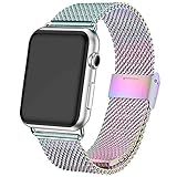Das milanische Sportarmband mit Schutzhülle passt gut zur Kompatibel für Apple Watch Serie 1, Serie 2, Serie 3, Serie 4, Serie 5，Nike +, Sport, Edition.