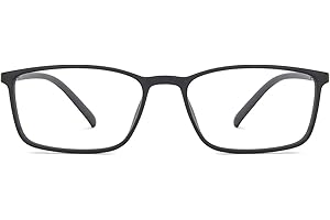 LENSKART BLU | Zero Power Blue Cut Computer Glasses | Anti Glare, Lightweight & Blocks Harmful Rays | UV Protection Specs | M