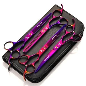 4Pcs Beauty Salon Hair Cutting Thinning Scissors Tools Professional Hairdressing Scissors Styling Tool Set 7 Inches