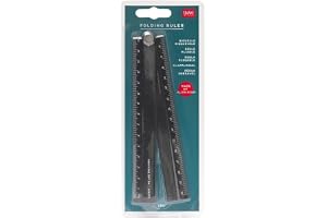 Legami - Fällbar linjal i aluminium, dubbel användning: Mätning i centimeter(30 cm) och grader (180°)