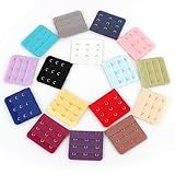 TANZKY® 16 Pcs Assorted Colors Women's 3 Hook Spacing Bra Extender Strap