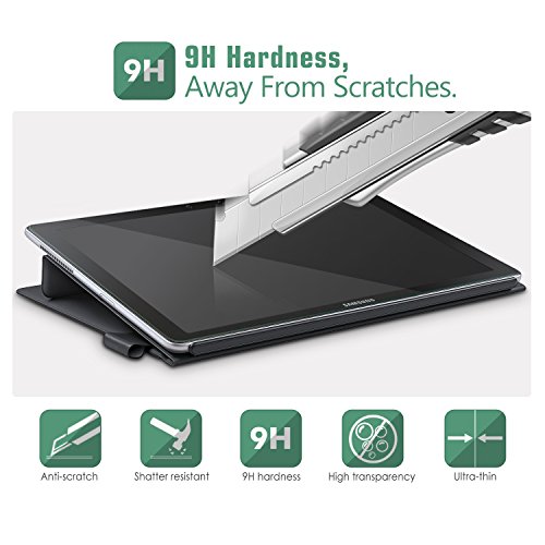 MoKo Samsung Galaxy Book 12 Zoll Folie – HD 9H Panzerglas Hartglas Displayschutzfolie Glas Displayschutz Display Schutzfolie Glasfolie Screen Protector für Samsung Galaxy Book 12 Zoll, Transparent - 4