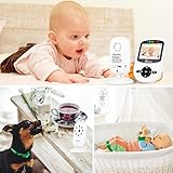 iLifeSmart SM24 Video Baby Monitor 2.4 Inch Babyphone mit Nachtsicht Temperaturüberwachung und Timer-Einstellung Funktionen Drahtlos Digital Kamera - 7