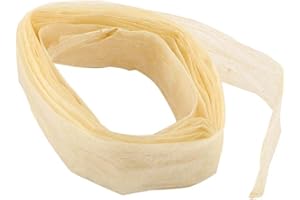 Fdit Tripa de Salchicha de Secado Comestible para Salchichas caseras sabrosas Tubo de Tripa de Salchicha de jamón para máquina de Hacer Salchichas