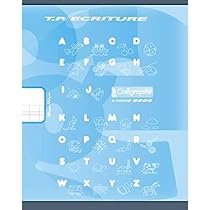 Cahiers Maternelle Calligraphe - Lot De 25 - Lignes Doubles 5mm - Fabriqué En France