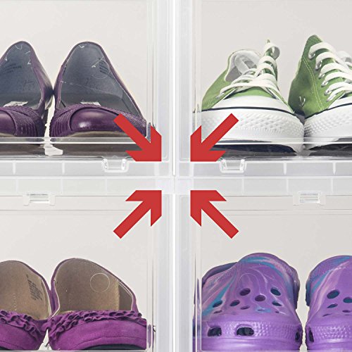 Iris Set von 3 Schuhboxen, Schuh aufbewahrungsboxen, Schuhschachtel, Schuhaufbewahrung, Schuhkasten, 137007 - 4