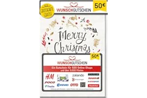 ‘Wunschgutschein’ (Gift Card) The Ideal Gift - 500 Redemption Partners - for Germany - by Post