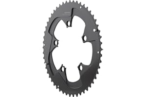 SRAM Road B2 X-Glide Yaw 11 velocità S2 110 Alum5mm Blast 2-Pin (52-36), Corona Unisex-Adulto, Nero, 11spd 52t