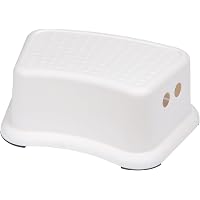 Marchepied Enfant Antidérapant Dreambaby - Blanc Et Gris - Support 68kg - Pour Autonomie Salle De Bain