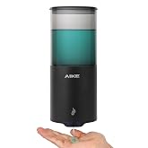 AIKE Automatic Bathroom Soap Dispenser for Liquid, Wall Mounted for Kitchen and Bathroom, IPX7 Waterproof 400 ml with Stainle