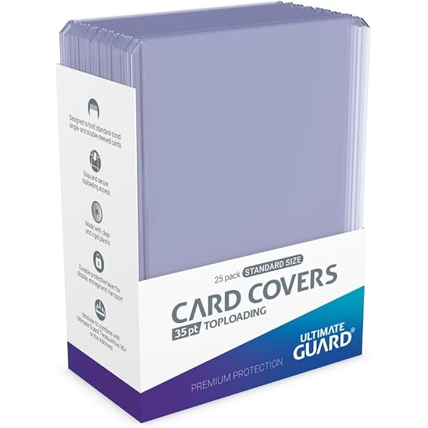 ECOSEAO 35PT Protege Carte, 10 Pièces Magnetic Trading Card Holder, Support Carte Magnétique,Porte Carte Transparent avec Protection UV, Magnétique Boîtier pour Cartes à Collectionner