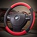 Produktbild ANNIGI New Sport Luxus Auto Lenkradbezug Seansons Environmental Rutschfestes, atmungsaktives Auto Lenkradbezug Leder