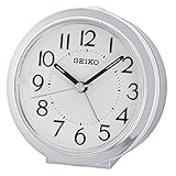 Seiko Unisex Wecker Analog Kunststoff Silber QHE146S