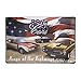 Produktbild 66retro US Cars, Könige der Highways, Vintage Retro Metall blechschild, Wand Deko Schild, 20 cm x 30 cm