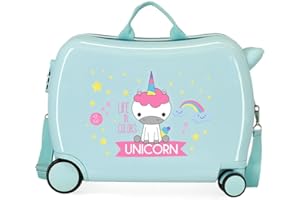 ROLL ROAD Little Me, Maleta Infantil Niñas, Turquesa, Media