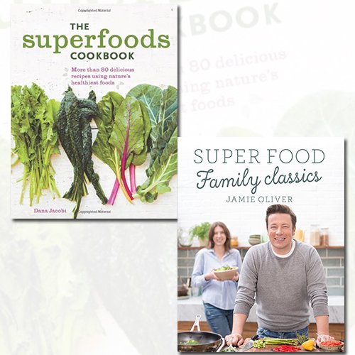 Price comparison product image Superfoods Cookbook and Super Food Family Classics [Hardcover] 2 Books Bundle Collection