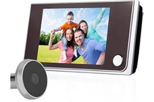 KAFUTY Digital Türspion, 3,5 Zoll LCD Farbbildschirm Digital Türspion Kamera, 120 ° Weitwinkel (HD Senior Elektronische) Türkamera, Visuelle Überwachungskamera