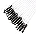 SONGQEE(TM) 50PCS Disposable Eyelash Mini Brush Mascara Wands Applicator Spoolers Makeup (Black)